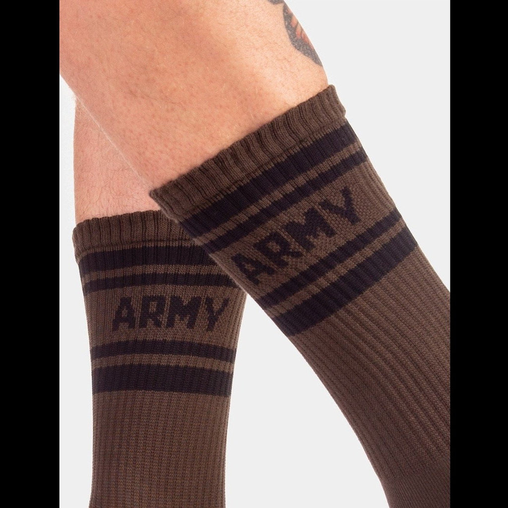 Army Fashion Socks - Green Black, Barcode Berlin