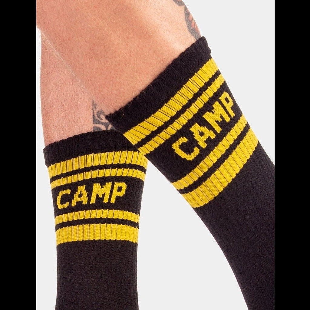 Camp Fashion Socks - Black Yellow, Barcode Berlin