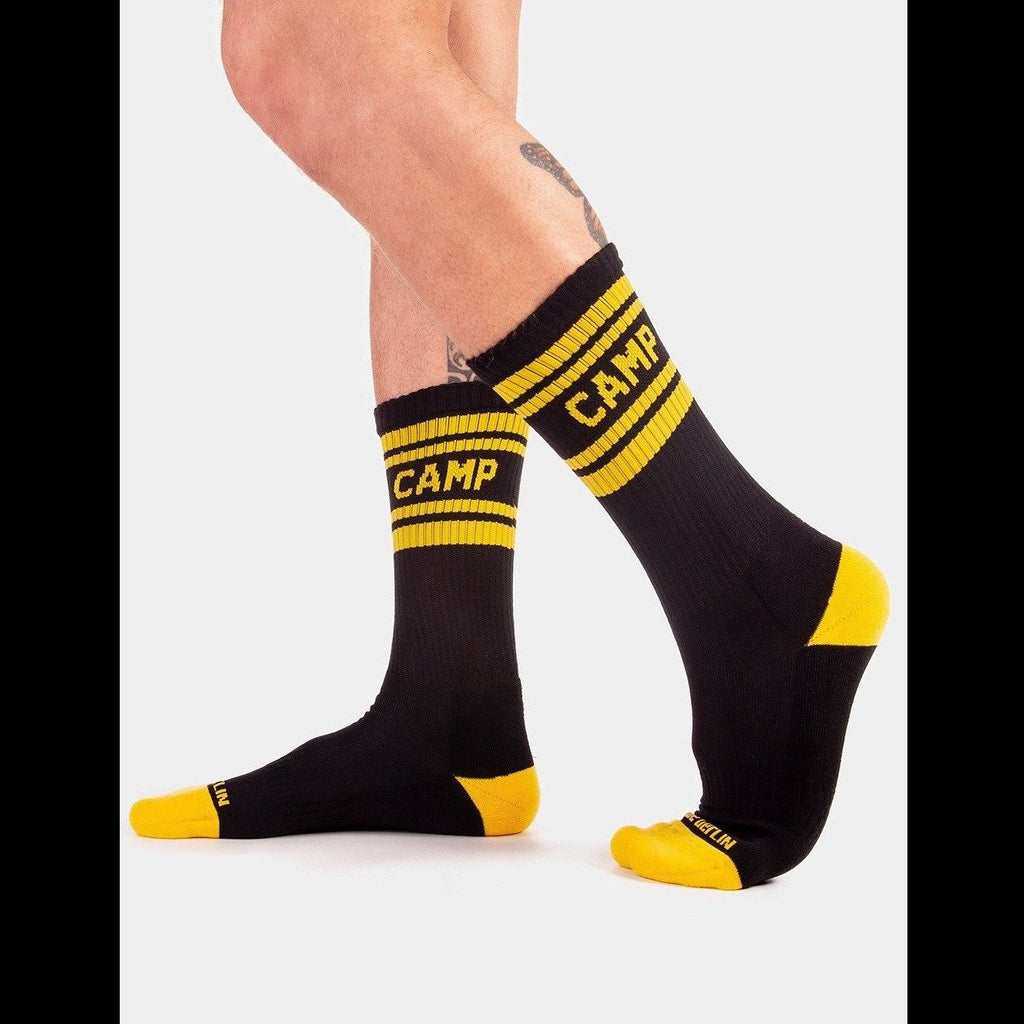 Camp Fashion Socks - Black Yellow, Barcode Berlin